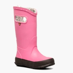 Bogs Kid’s Rainboot Plush Pink