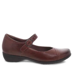 Dansko Women’s Fawna Chestnut Burnished Calf