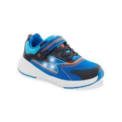 Stride Rite Kid’s Light-Up Zips Cosmic 2.0 Sneaker Blue Multi
