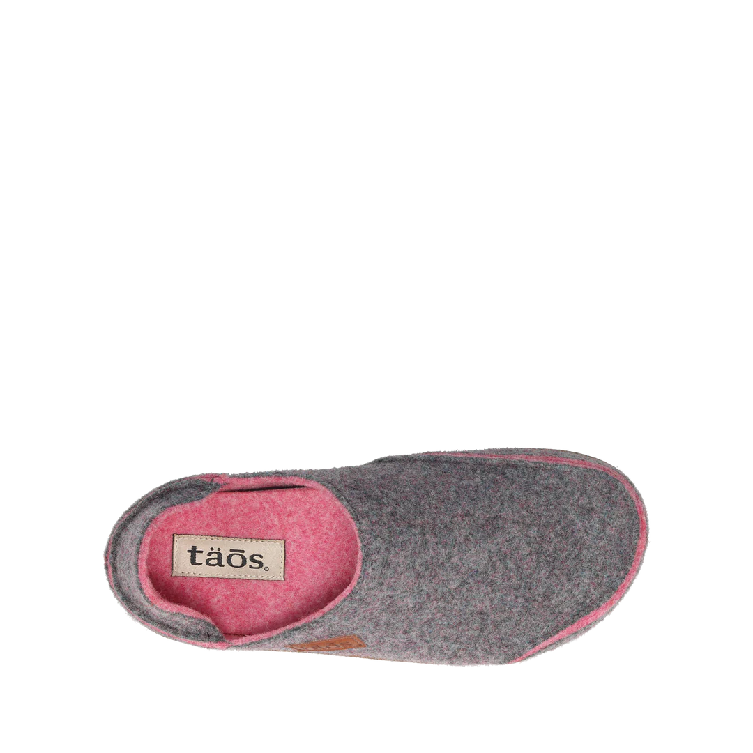 Taos Women’s Convertawool Clogs Grey Rose - Image 2