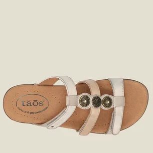 Taos Women’s Prize 4 Sandal Stone Multi - Image 2