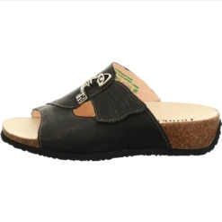 Think! Think Women’s Mizzi Face Sandal Black