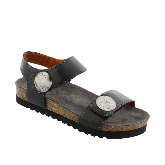 Taos Women’s Luckie Sandal Black Leather