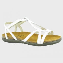 Naot Women’s Dorith Gladiator Sandal White Leather