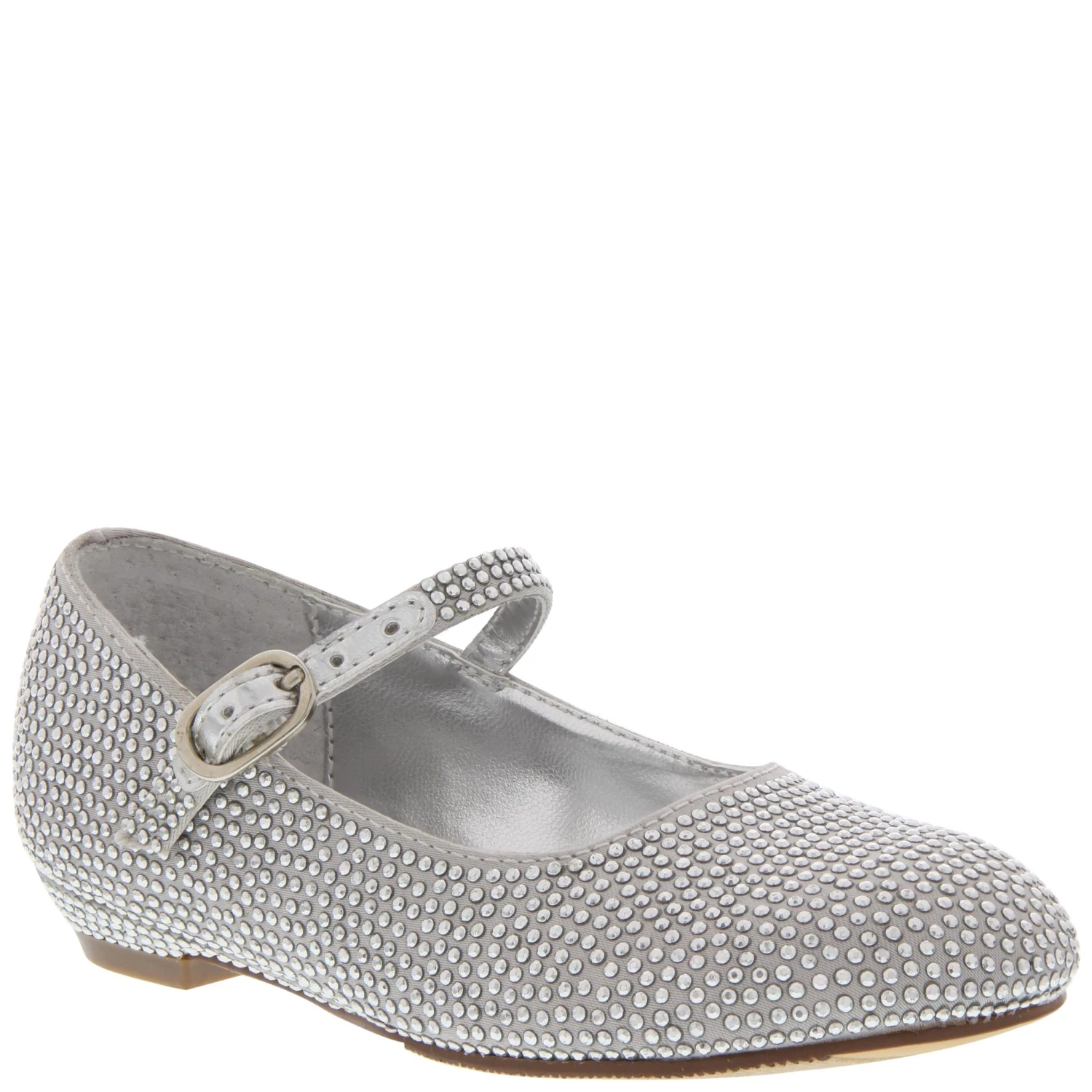 Nina Kid’s Zelia T Silver Satin Studs