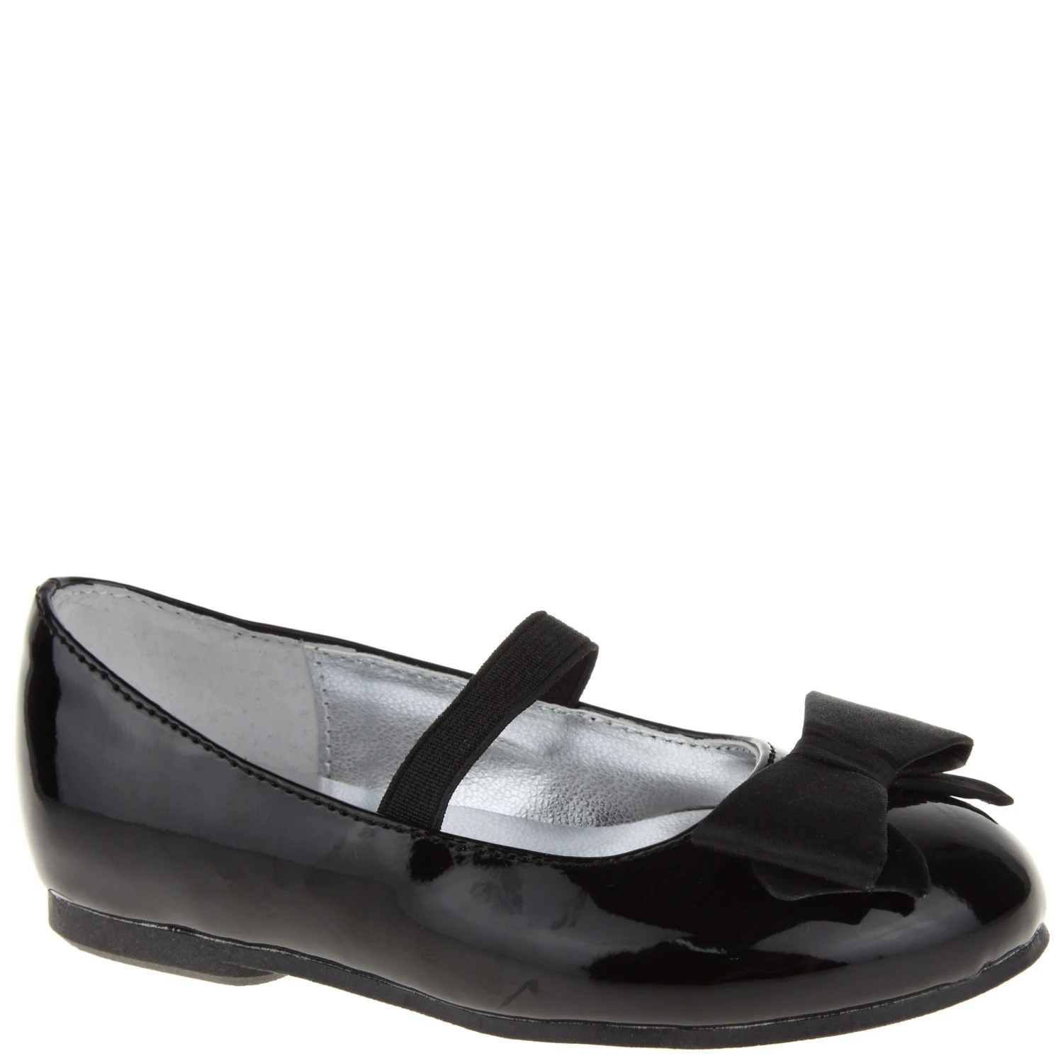 Nina Kid’s Pegasus Flat T Black Patent